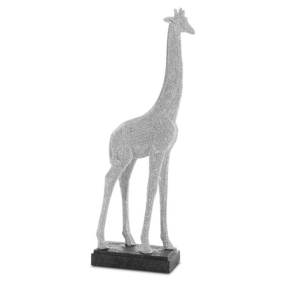 srebrna żyrafa figurka dekoracyjna eldo 04.jpg