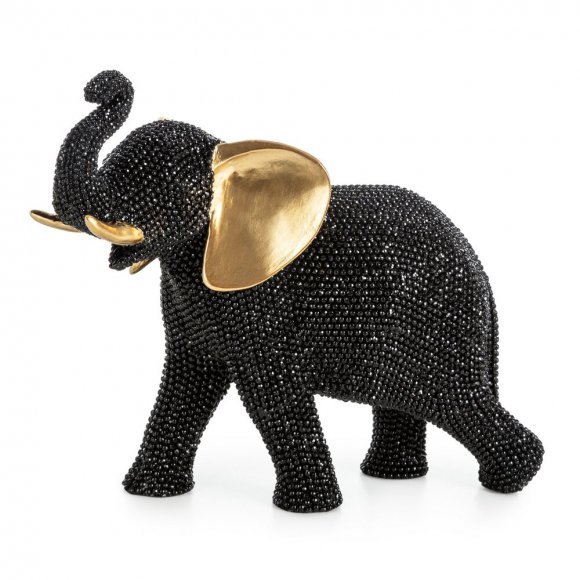 czarno złoty słoń figurka dekoracyjna eldo-06.jpg